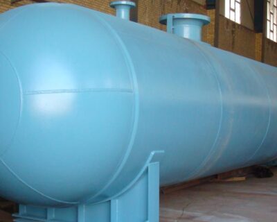 Design and construction of wind tunnel compressed air storage tank